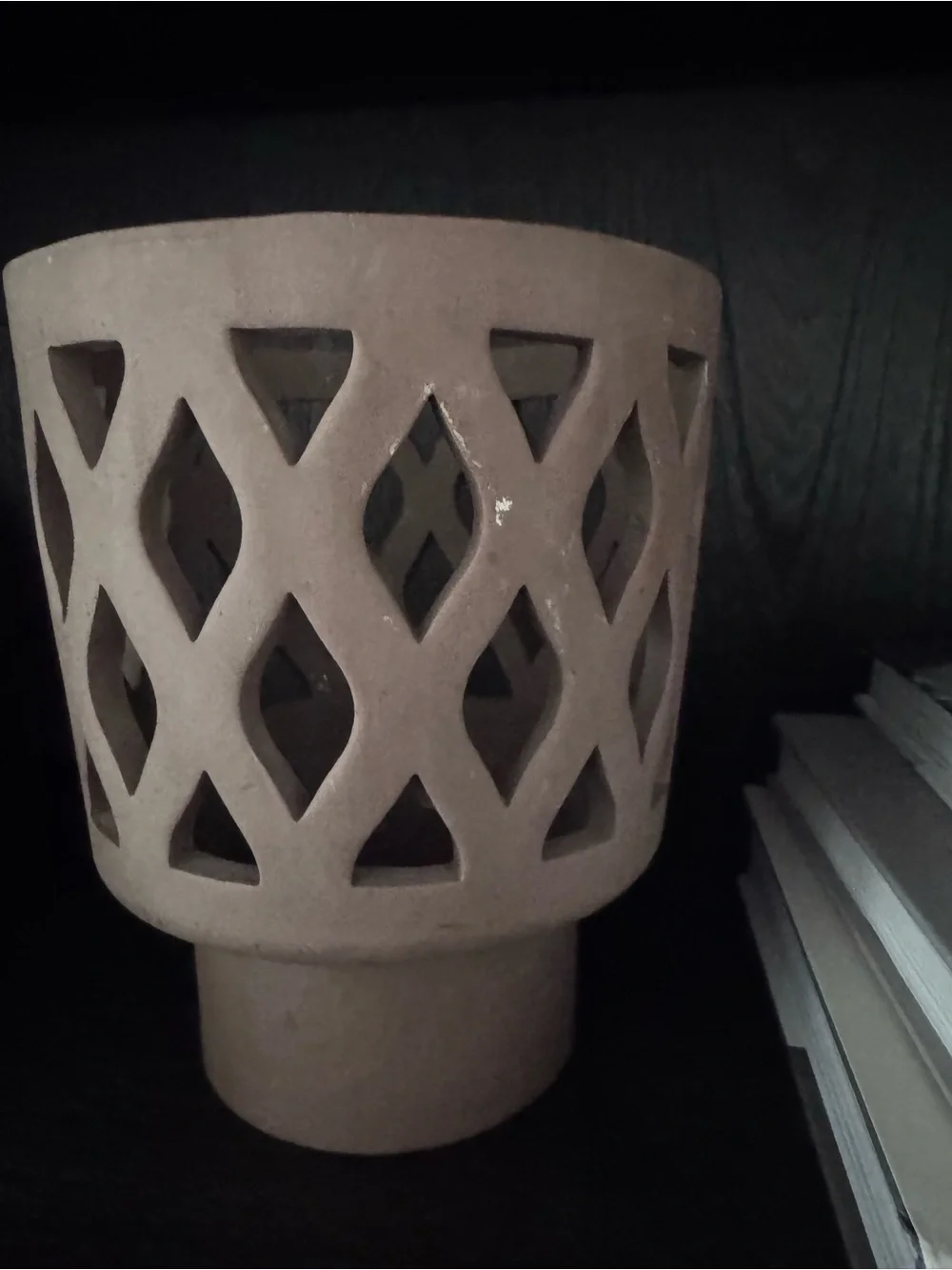 Crate & Barrel Ceramic Lantern